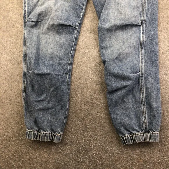 Citizens Of Humanity Jeans Womens 25 Blue Medium Wash Relaxed Cuffed Tapered - Picture 2 of 11